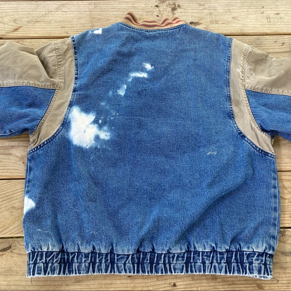 Vintage Eagles Ridgre Outfitters Jean Trucker Jacket - Picture 4 of 8